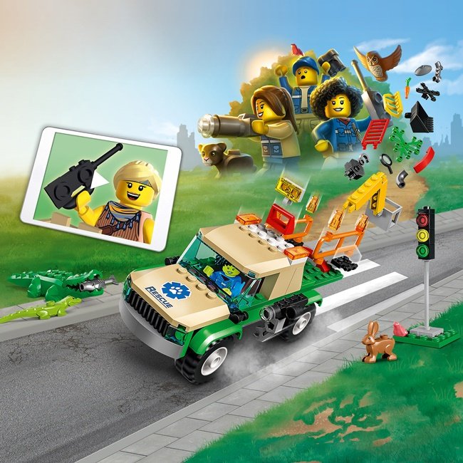 Lego City 60353 Záchranná misia v divočine, 246 ks