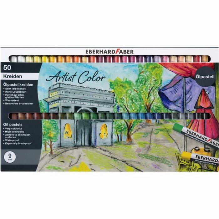 Eberhard Faber Olejový pastel Artist Color Set, 50 farieb
