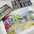 Eberhard Faber Olejový pastel Artist Color Set, 50 farieb