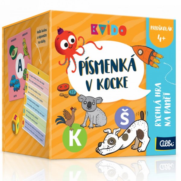 Kvído Písmenká v kocke