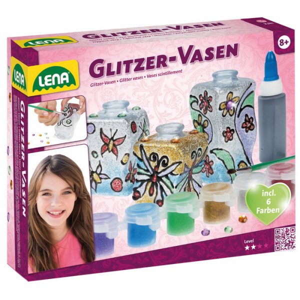 Lena Maľovanie váz, 3 ks