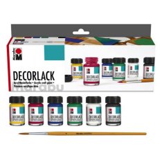 Marabu Decorlack Acryl, sada 6x15 ml