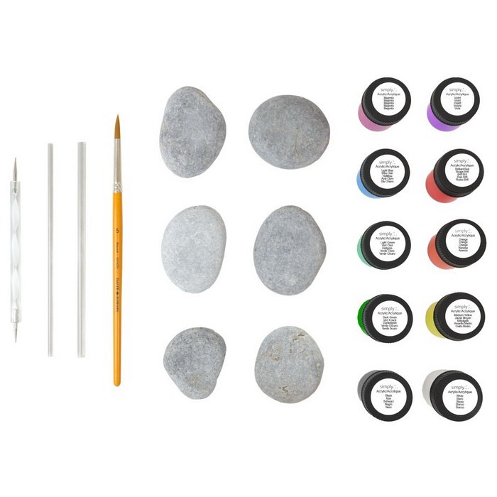 Daler-Rowney Kreatívny set - Maľovanie na kamene