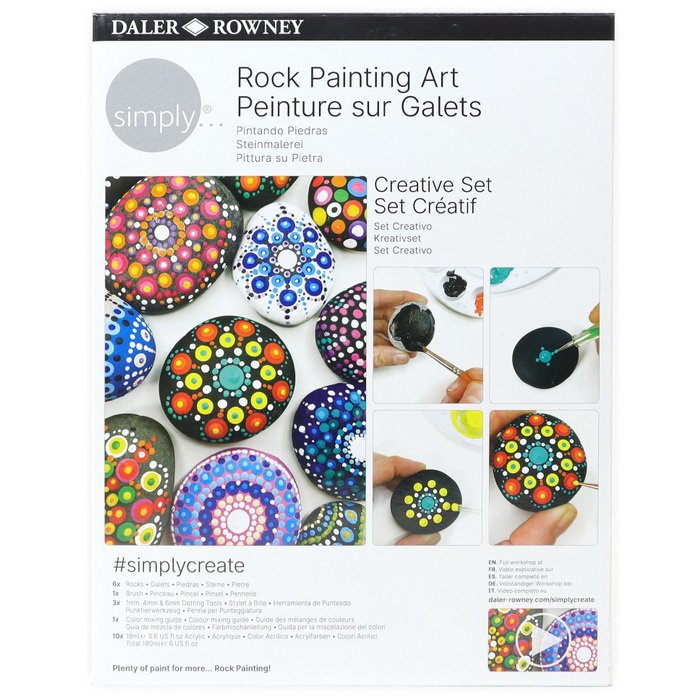 Daler-Rowney Kreatívny set - Maľovanie na kamene