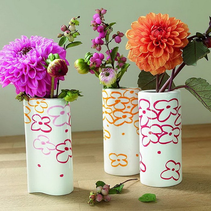 Edding Popisovače na porcelán Warm color, 6 ks