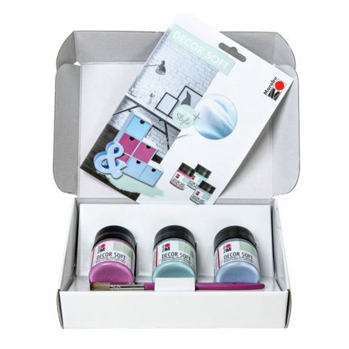 Marabu Decor soft, PURE STYLE, sada 3x50 ml