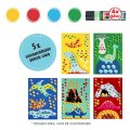 Marabu Kids DOT PEN - Dino sada, 4x25ml