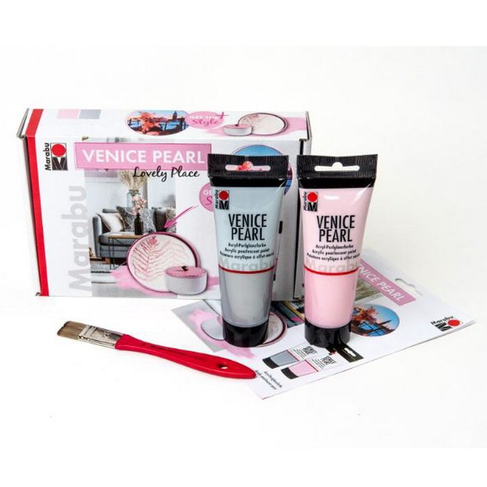 Marabu Farby Acryl VENICE PEARL, sada 2x100 ml