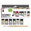 Marabu Decormatt Acryl, sada 6x15 ml
