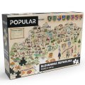 Popular Drevené puzzle Mapa Slovenska, 160 dielikov