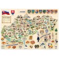 Popular Drevené puzzle Mapa Slovenska, 160 dielikov