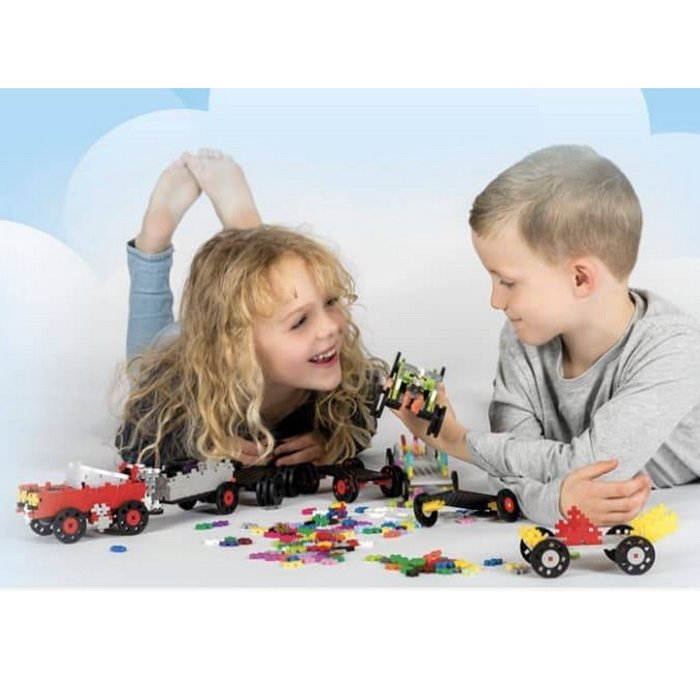 Školská sada Plus-Plus Mini GO! Mix 2600 ks + kolieska