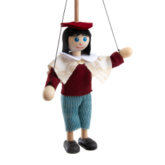 Drevená marioneta Princ, 14 cm