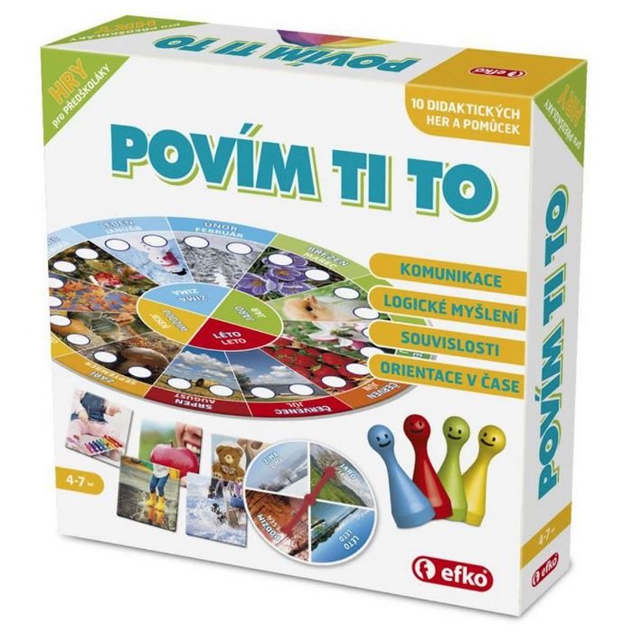 Efko Hry pre predškolákov - Poviem ti to, 10 hier