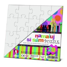 Efko Puzzle Namaľuj si sám - Štvorec 1 ks, 25x25 cm