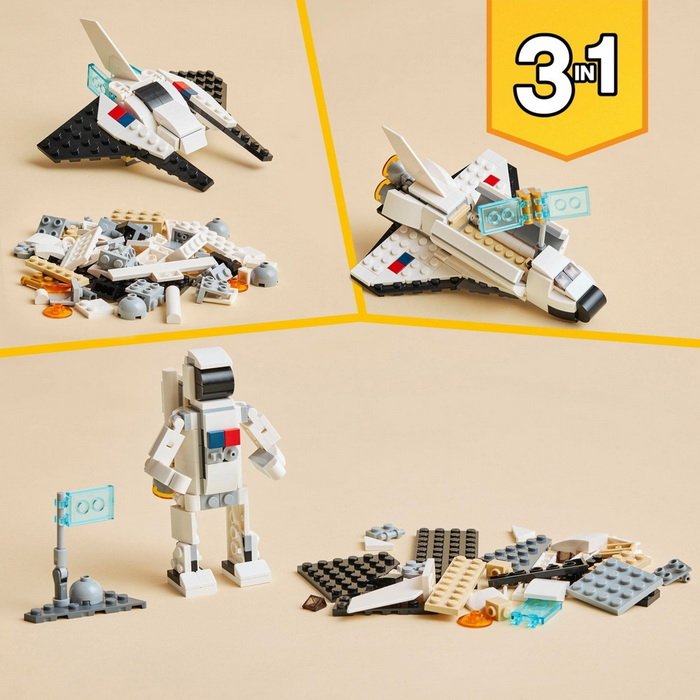 Lego Creator 31134 Raketoplán 3v1, 144 ks