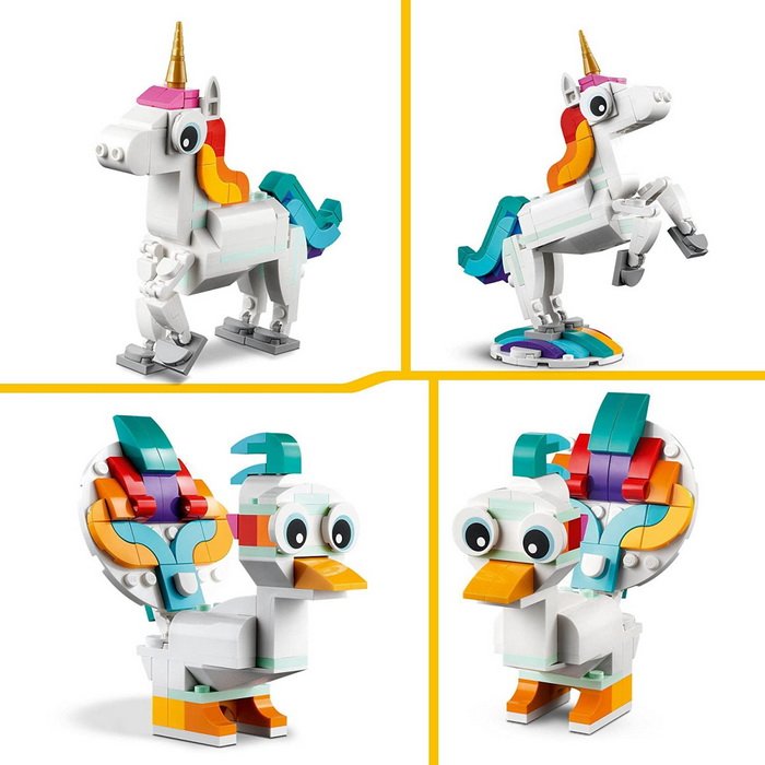 Lego Creator 31140 Kúzelný jednorožec 3v1, 145 ks