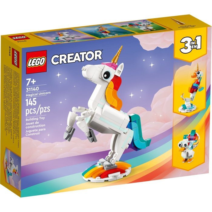 Lego Creator 31140 Kúzelný jednorožec 3v1, 145 ks
