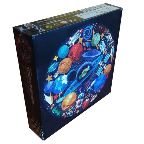 Puzzle okrúhle Vesmír ø 65 cm, 1000 dielikov