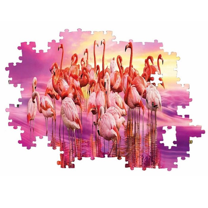 Clementoni Puzzle Plameniaky - panoráma, 1000 dielikov