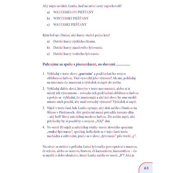 Edika Hry s textom (nielen) pre dyslektikov