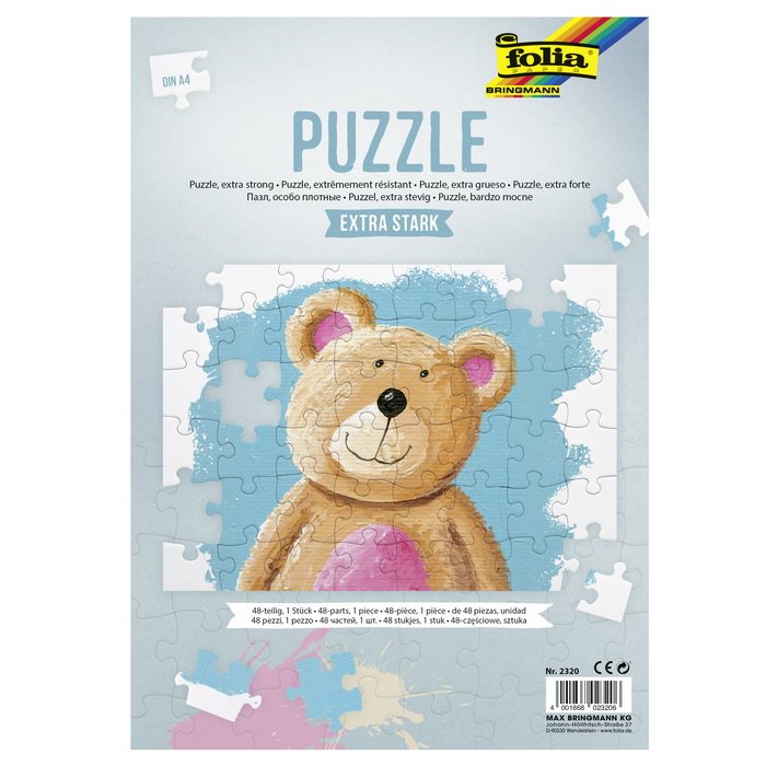 Folia Puzzle pre vlastnú výrobu, 48 dielikov