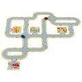 Goki Puzzle Cesta v meste a 2 autíčka, 47 dielikov