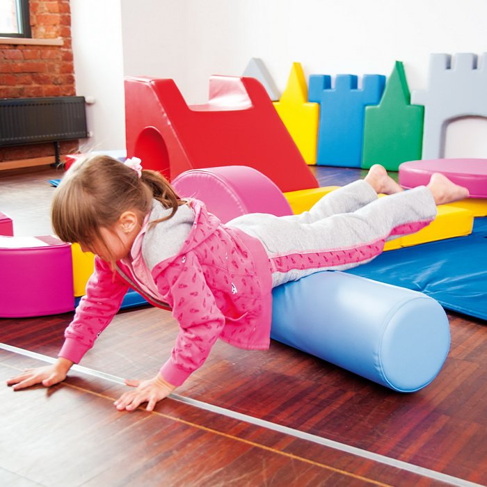 Gymnastická kocka GymBox pre batoľatá, 80 cm