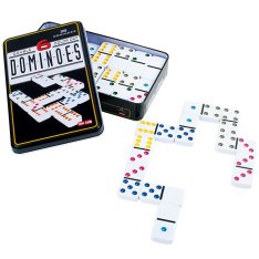Legler Domino farebné v plechovej krabičke, 28 ks