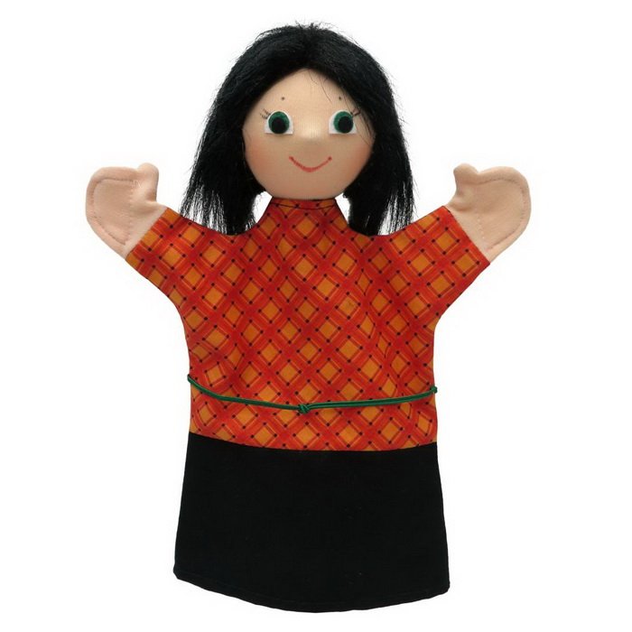 Maňuška klasická Mama dobrá-zlá, 2v1, 27 cm