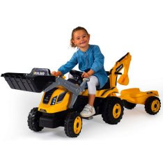 Šliapací traktor Builder Max s bagrom a vozíkom