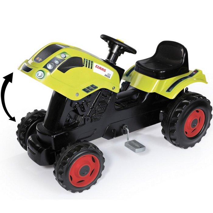 Smoby Šliapací traktor Claas s vozíkom