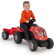 Smoby Šliapací traktor Farmer XL s vozíkom