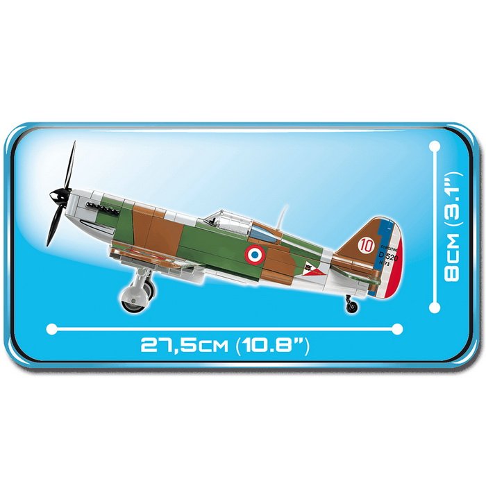 Cobi 5720 Dewoitine D.520, 283 ks + figúrka