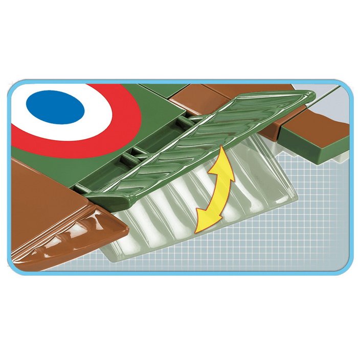 Cobi 5720 Dewoitine D.520, 283 ks + figúrka