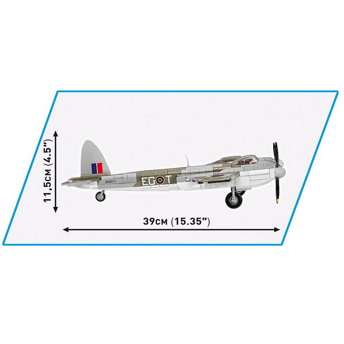 Cobi 5735 De Havilland DH.98 Mosquito, 710 ks + figúrka
