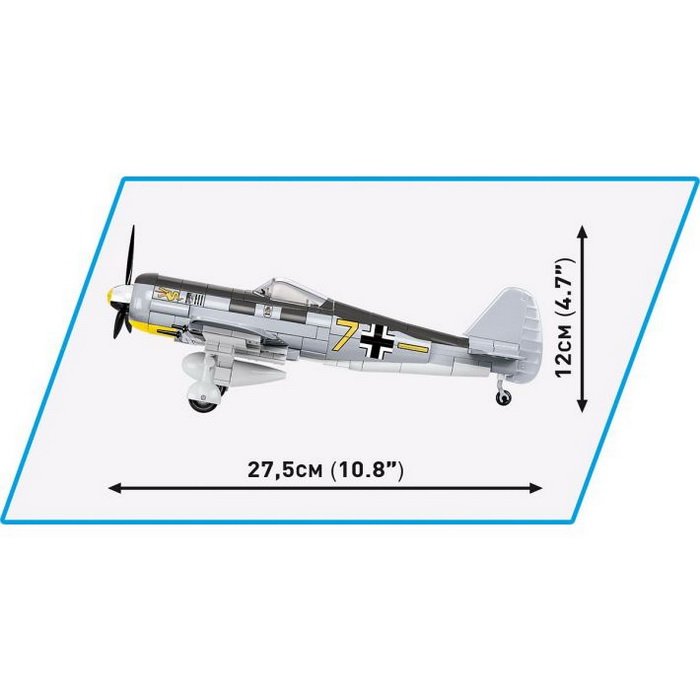 Cobi 5741 Focke-Wulf FW 190 A-3, 382 ks + figúrka
