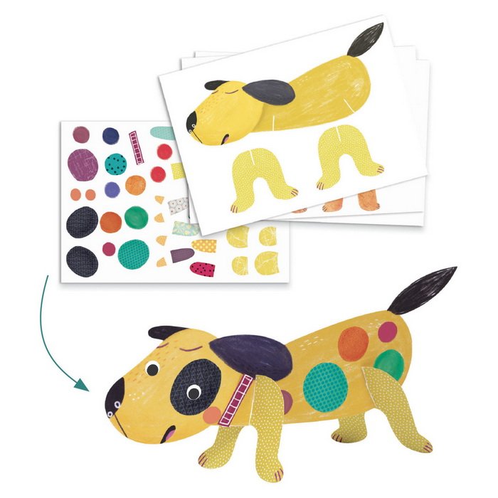 Djeco Veľká kreatívna sada Zvieratká