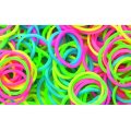 Folia Gumičky Loops NEON, 100 ks
