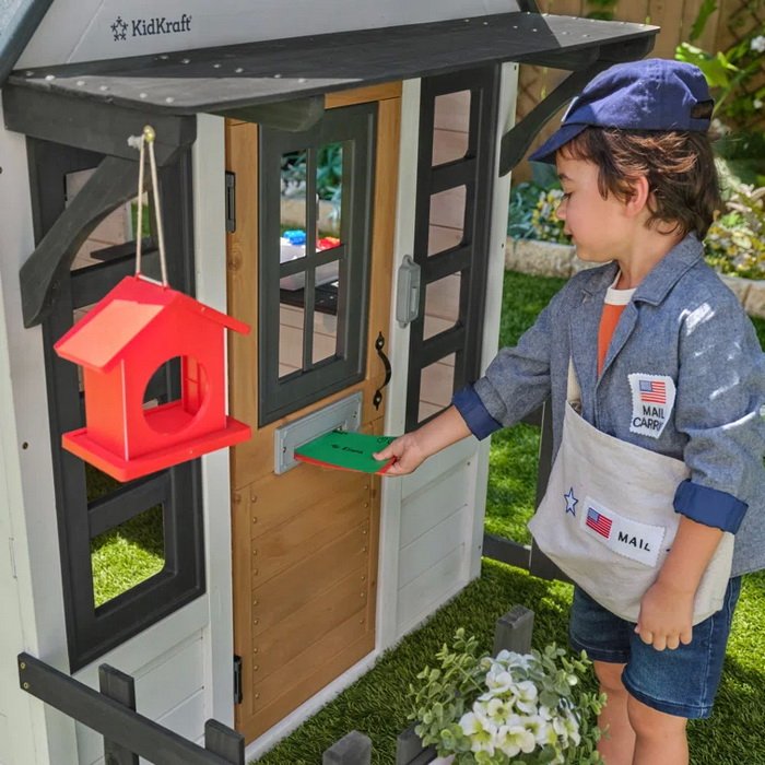 KidKraft Záhradný bungalov biely