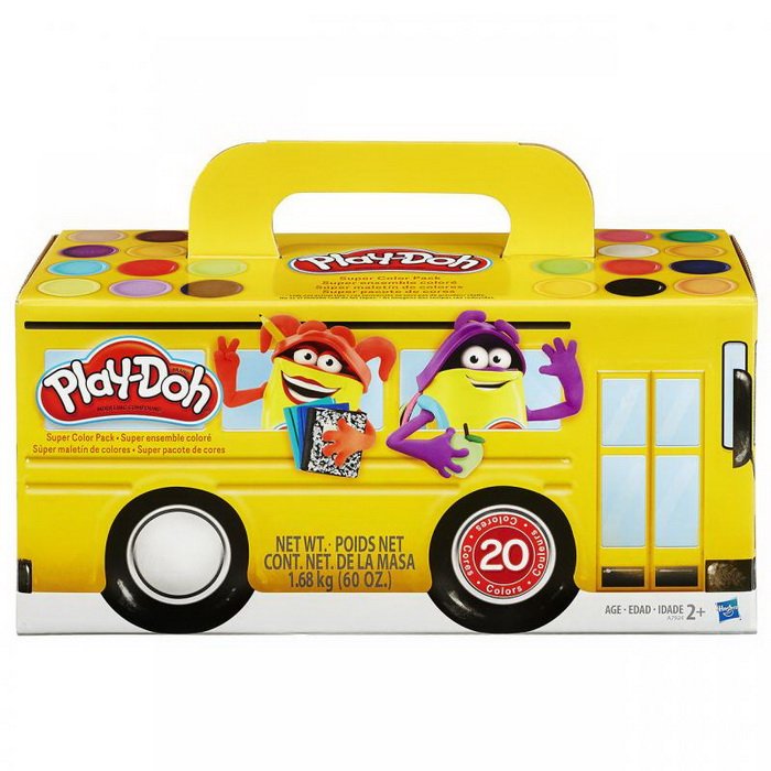 Play-Doh Super Color Pack, 20 téglikov