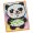 Quercetti Pixel Art Basic Panda, 940+ gombíkov