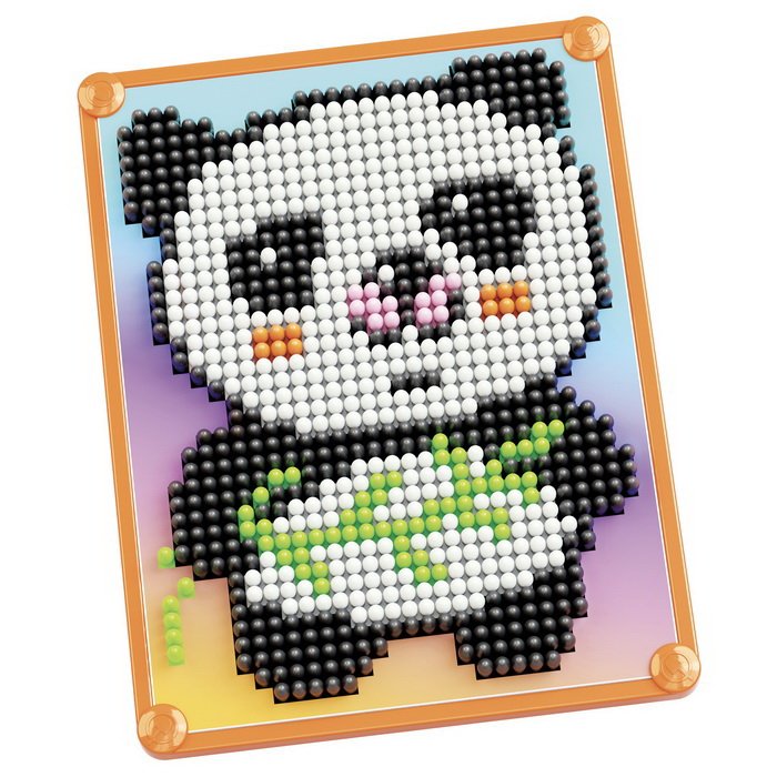 Quercetti Pixel Art Basic Panda, 940+ gombíkov