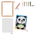 Quercetti Pixel Art Basic Panda, 940+ gombíkov