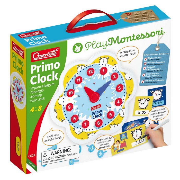 Quercetti Play Montessori Primo Clock