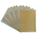 Vlnitý papier - Strieborný a zlatý A4+, 10ks