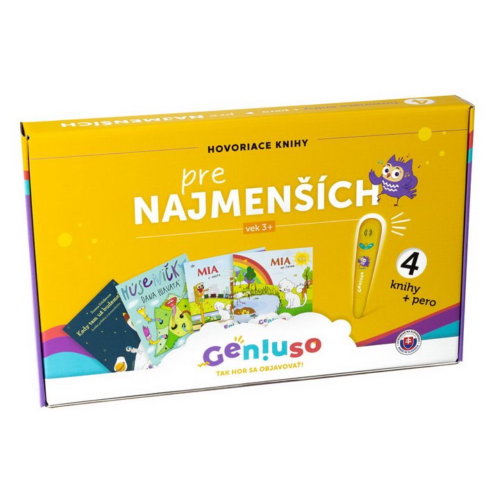 Geniuso balíček - pre najmenších + hovoriace pero