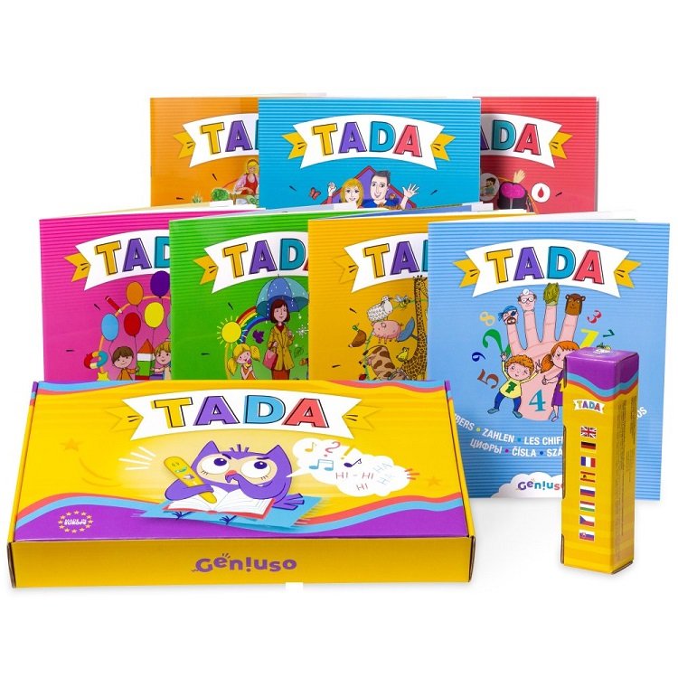 Geniuso TADA Súbor 7 kníh + hovoriace pero