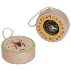 Goki Detský drevený kompas Pavúk, ∅ 5 cm