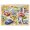 Goki Drevené puzzle Benzínka, 96 dielikov